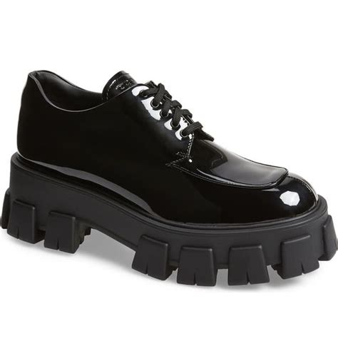 lug sole oxford prada|Women's Lug Sole Loafers & Oxfords .